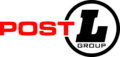 post l group logo in black